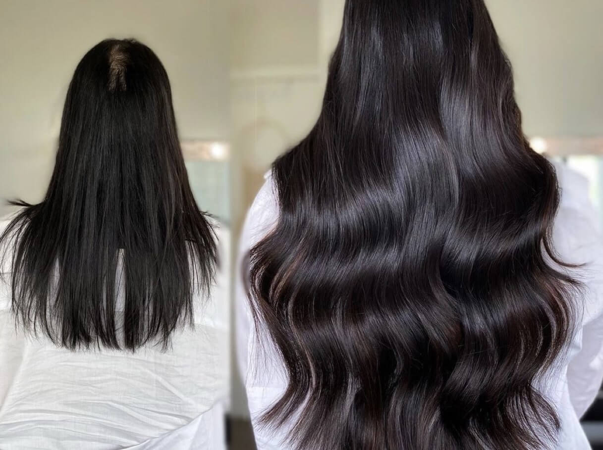 Hair Transformation - Platinum Blonde